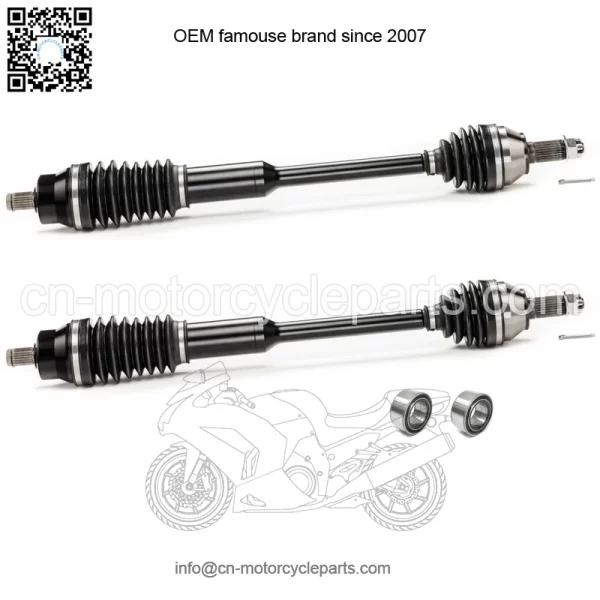 Axles Front Axle Pair with Bearings for Polaris RZR 900/XP 900 2011-2014