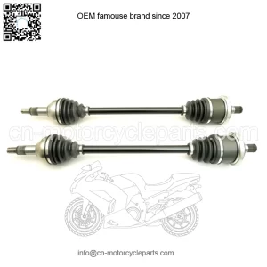 Pair of Rear Axles for Can-Am Maverick 1000 Turbo 2015-2017 705502235
