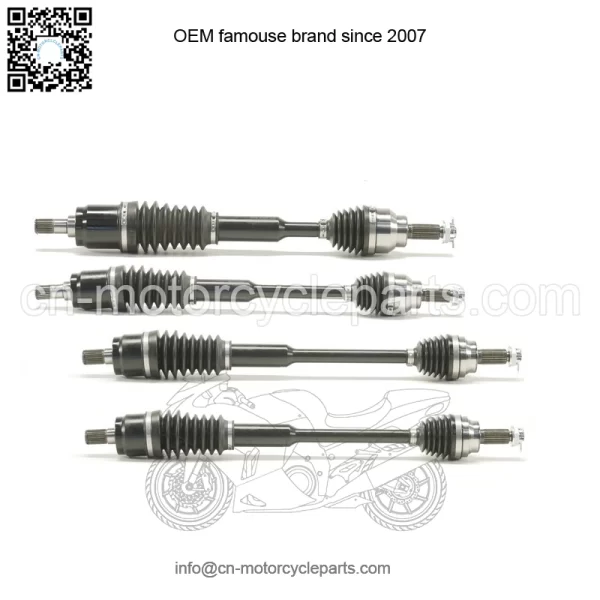 Axles Full CV Axle Set for Honda Pioneer 700 & 700-4 2014-2022