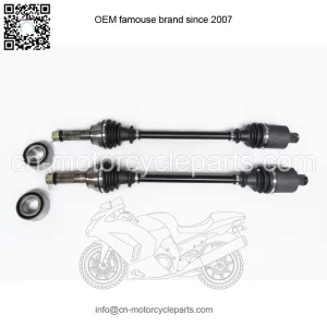 Set of Rear Axles & Wheel Bearings for Polaris Ranger 570 900 & 1000