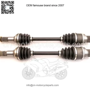 Pair of Rear CV Axles for Yamaha Big Bear 400 4x4 2007-2012