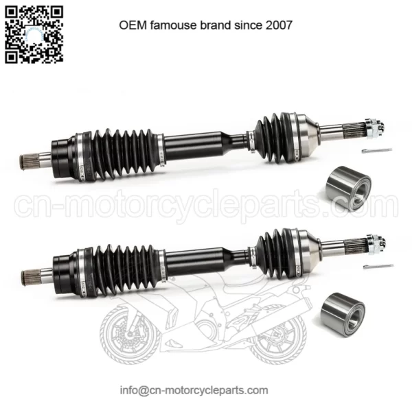 Axles Rear CV Axle Pair & Bearings for Kawasaki Brute Force 650i & 750i