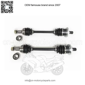 Set of Rear Axles & Bearings for Arctic Cat 400 500 550 650 700 1000
