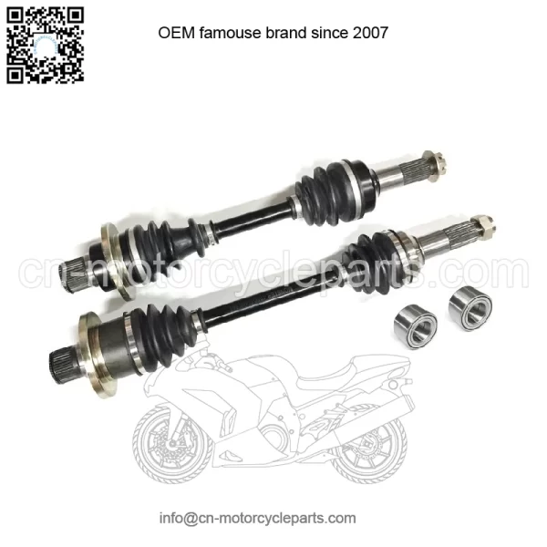 Set of Rear Axles & Wheel Bearings for Yamaha Grizzly 660 2003-2008