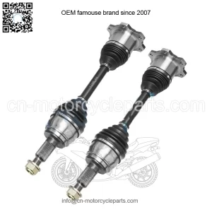 Pair Front CV Axle Shafts for Chevy Silverado GMC Sierra 1500 Tahoe Yukon 6-Lug