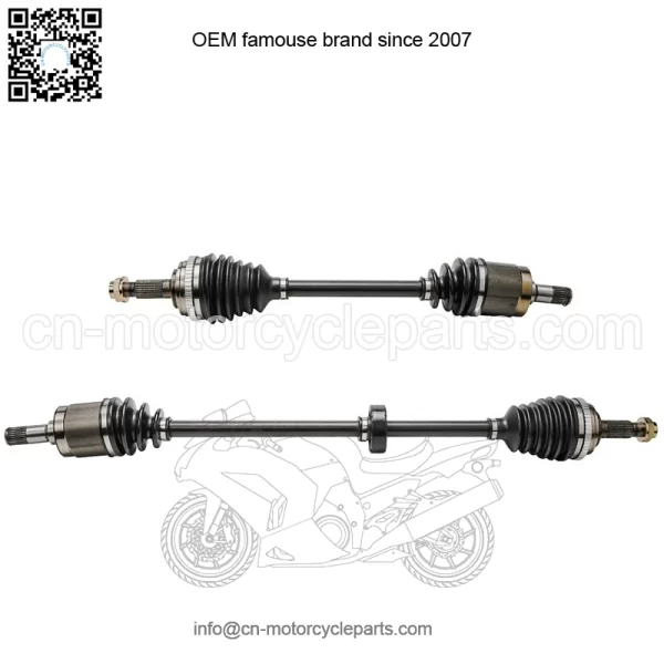 Pair Front Driver and Passenger Side CV Axle Shafts for 1992 - 2000 Honda Civic