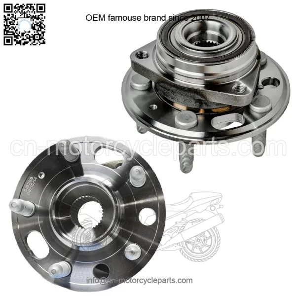 FRONT CV Axle Shaft + Wheel Hub Bearing for 10-16 Chevy Equinox GMC Terrain 2.4L - Image 4