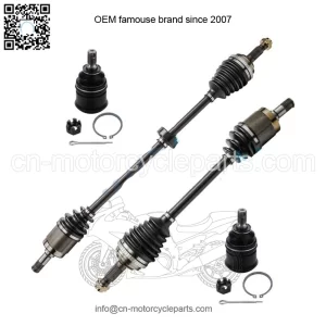 Front CV Axle Shafts Lower Ball Joints for 1992 - 1999 2000 Honda Civic Acura	EL