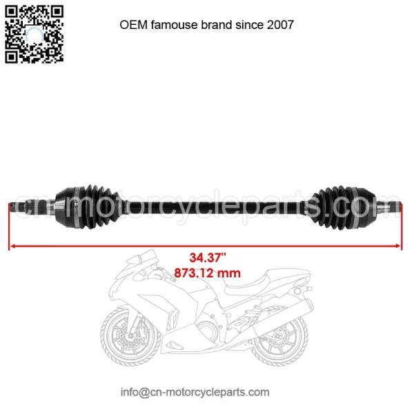 Can-Am Maverick X3 Turbo R 2017-2021 Front Right CV Joint Axle - 705402098 - Image 2