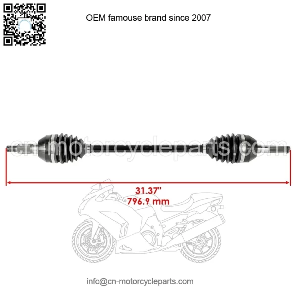 Can-Am Maverick X3 900 HO 2018 Front CV Axles (Left & Right Set) - Image 2