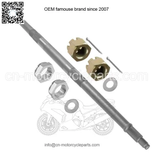Polaris Scrambler 500 2002-2004 Rear Axle Castle Nut w/Washer Kit - 5133181
