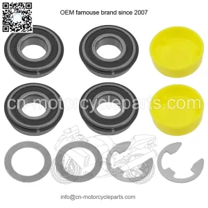 M96706 AM102888 M129036 24H1447 Front Wheel Bearing Kit For John Deere X540 X590