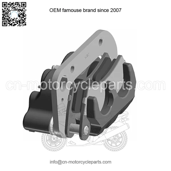 Polaris Ranger Brake Caliper Assembly, Left, 1.375 in,  OEM Part 1912123, Qty 1 - Image 2