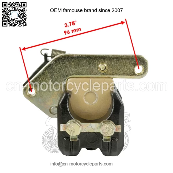 Rear Brake Caliper w/ Pads for Yamaha Blaster 200 YFS200 2003 2004 2005 2006 (For: Yamaha YFS200) - Image 2
