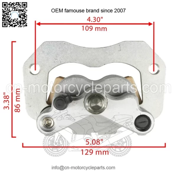 Rear Right & Left Brake Caliper Kit For Polaris General 1000 16-17 / 4 1000 2017 - Image 3