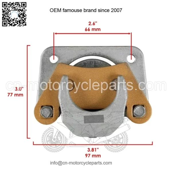 Rear Left Brake Caliper For Ranger XP 900 All Options 2014-2019 1912136 - Image 2