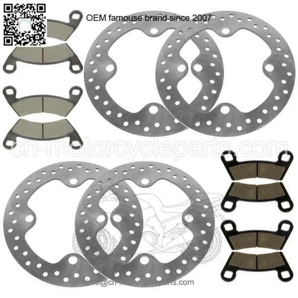 Front And Rear Brake Discs and Pads For Polaris General 1000 XP 1000 2020-2024 - Image 5