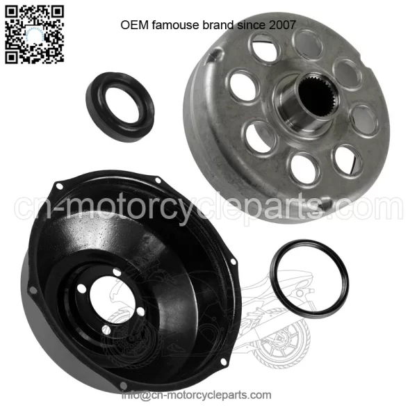 43620-HP5-600 Rear Brake Drums & Seals For Honda Rancher 420 TRX420 2007-2013