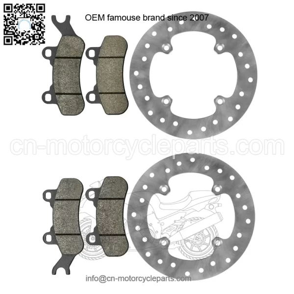 Front or Rear Brake Disc with Pads for Can-Am Defender Max HD10 2018 - 2023
