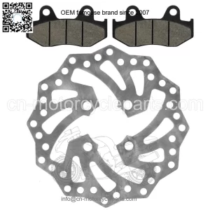 Rear Brake Disc Rotor w/ Pads fits Yamaha YFZ450R / YFZ450RSE Special 2009-2021