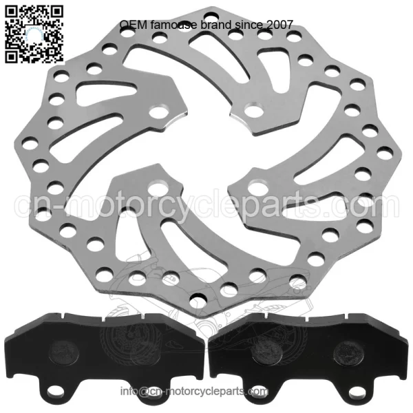Rear Brake Disc Rotor w/ Pads fits Yamaha YFZ450R / YFZ450RSE Special 2009-2021 - Image 5