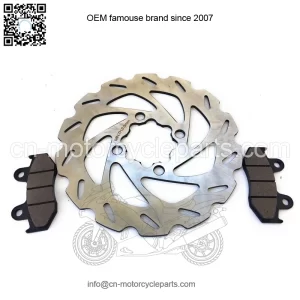 Rear Wave Brake Rotor disc / Brake Pads for Yamaha 450R YFZ450 Raptor 700 R