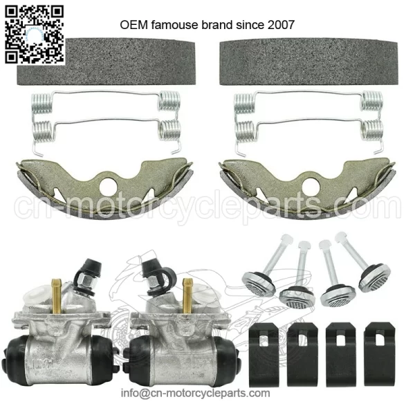 Front Brake Wheel Cylinders w/Shoes for Honda FourTrax 300 TRX300 2x4 1993-2000 - Image 3