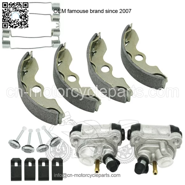 Front Brake Wheel Cylinders w/Shoes for Honda FourTrax 300 TRX300 2x4 1993-2000 - Image 5