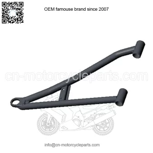 Polaris Ranger Control Arm, Front, Lower, Right Side, Matte Black,  OEM Part 1024248-458, Qty 1