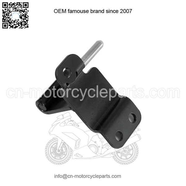 Polaris Ranger Hinge, Lower, Left Side, Matte Black,  OEM Part 1018772-458, Qty 1 - Image 2