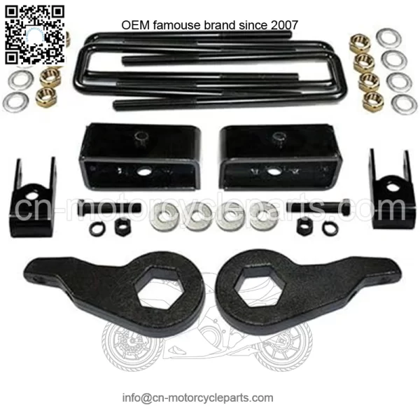 99-06 Silverado sierra 1500 GMC front 3-point block rear 2-point lift kit
