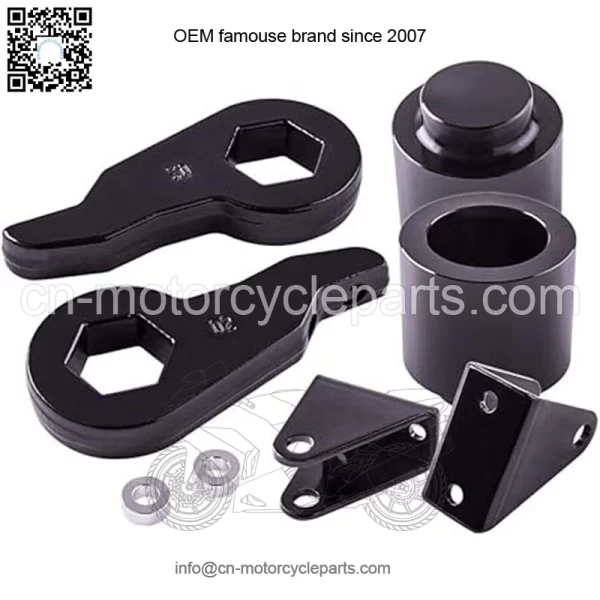 03-10 Hummer H2 front 3-point block rear 2-inch block
