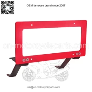 Tesla license plate frame model Y #red