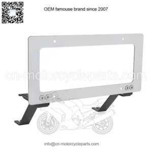 Tesla license plate frame model Y #silver