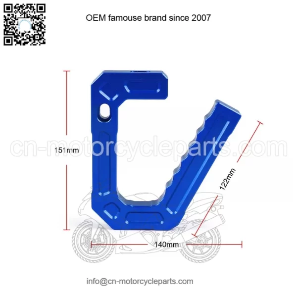 07-18JK Wrangler front and rear armrests#blue - Image 3