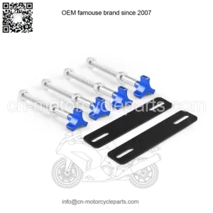 Mud escape plate mounting bracket 1# (145mm) blue