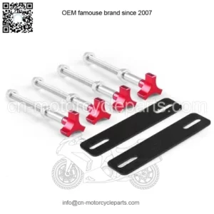 Mud escape plate mounting bracket 1# (145mm) red