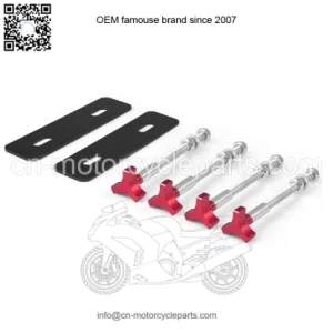 Mud escape plate mounting bracket 1# (110mm) blue