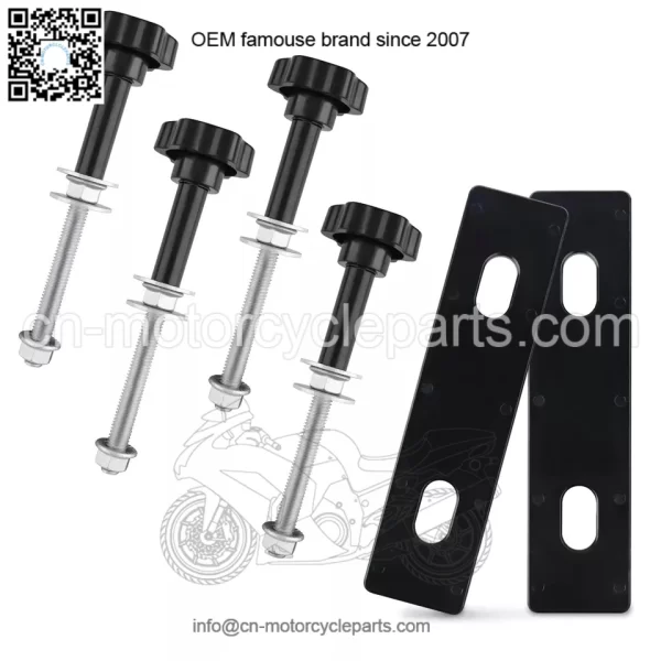 Mud escape plate mounting bracket 1# (110mm) black