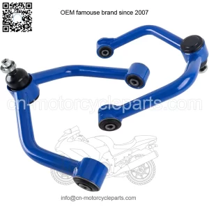 Upper Control Arms for 2004-2019 Titan Armada, 2 PCS 2-4" Lift Blue Tubular Front Suspension Control Arm Compatible with Titan Armada