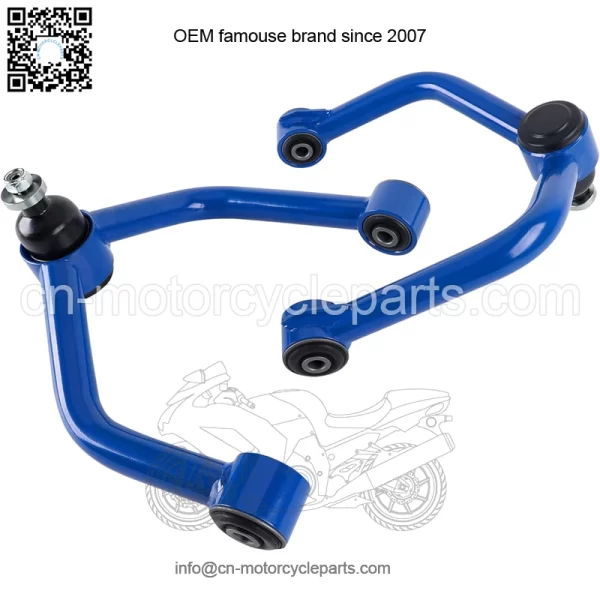 Upper Control Arms for 2004-2019 Titan Armada, 2 PCS 2-4" Lift Blue Tubular Front Suspension Control Arm Compatible with Titan Armada
