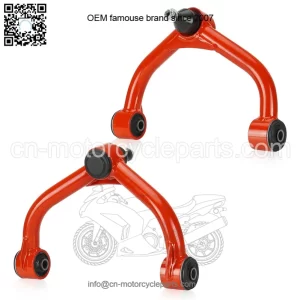 Front Upper Control Arms with Ball Joints Red Tubular Suspension kit Fit for Chevrolet Silverado 2500HD 3500HD Fit for GMC Sierra 2500HD 3500HD 11-19 2-4" Lift Suspension Kit Adjustable Control Arm