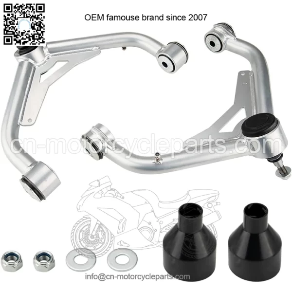 Control Arm,Front Upper 2-4?? Lift Automotive Control Arms Suspension Kit Compatible with 2001-2010 Chevy Silverado G-M-C Sierra 2500HD 3500HD