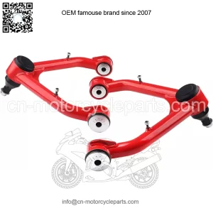 2-4" Front Upper Control Arms in Red For 1999-2006 Silverado 1500 Sierra 1500