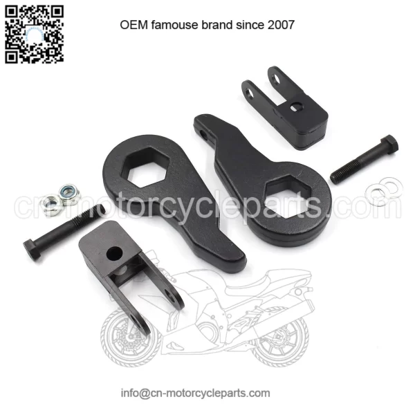 1-3 inch Leveling Lift Kit with Shock Extender Brackets Compatible with 1999-2007 Chevrolet Silverado 1500 Tahoe Avalanche & GMC Sierra Yukon 4WD Torsion Bars Keys