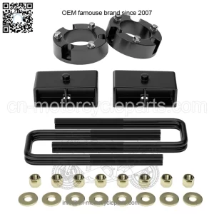 3" Front and 2" Rear Leveling Lift Kits for 1999-2006 Tundra 2WD 4WD, 3inch Front Strut Spacers and 2inch Rear Lift Blocks with Extended U Bolts