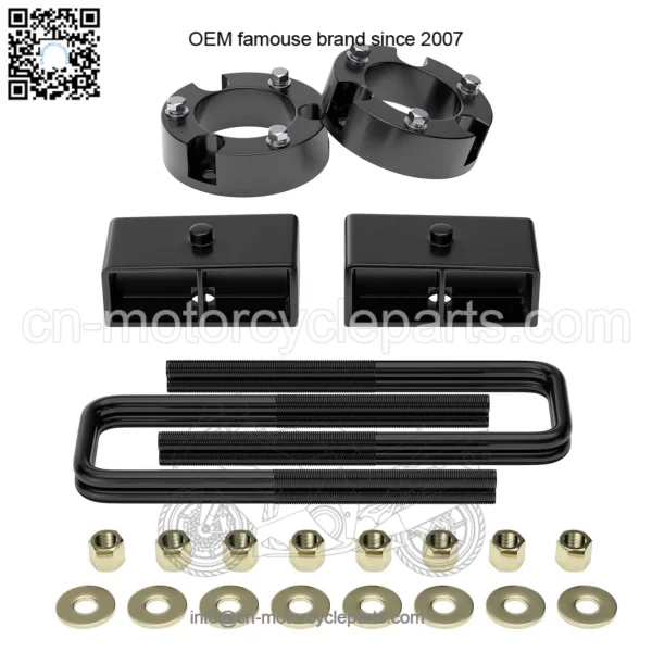 3" Front and 2" Rear Leveling Lift Kits for 1999-2006 Tundra 2WD 4WD, 3inch Front Strut Spacers and 2inch Rear Lift Blocks with Extended U Bolts