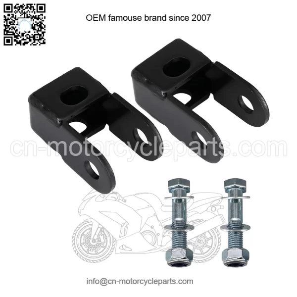 Front Steel Shock Extenders for 2005-2020 Ford F-250 F-350 Superduty 4WD Super Duty 46763,For 2-4" Lift