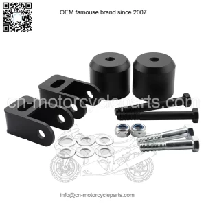 2.5" Leveling Lift Kit Replacement for 2005-2020 F250 F350 Super Duty 4WD, 2.5'' Front Struct Spacers for F250 F350 Super Duty 4WD, Solid Front Coil Spacers with Shock Extenders