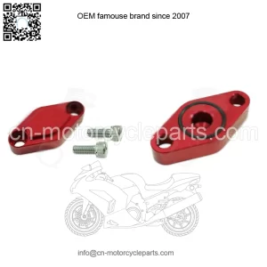 TRX 450R 450ER 400EX  Parking Brake Blockoff Plate  Block off Plate Red